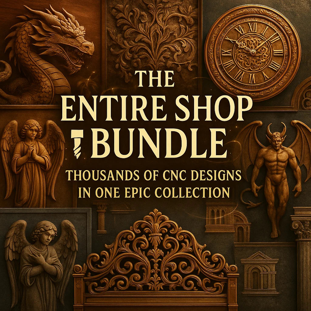 The Entire Shop CNC Router STL Bundle In One