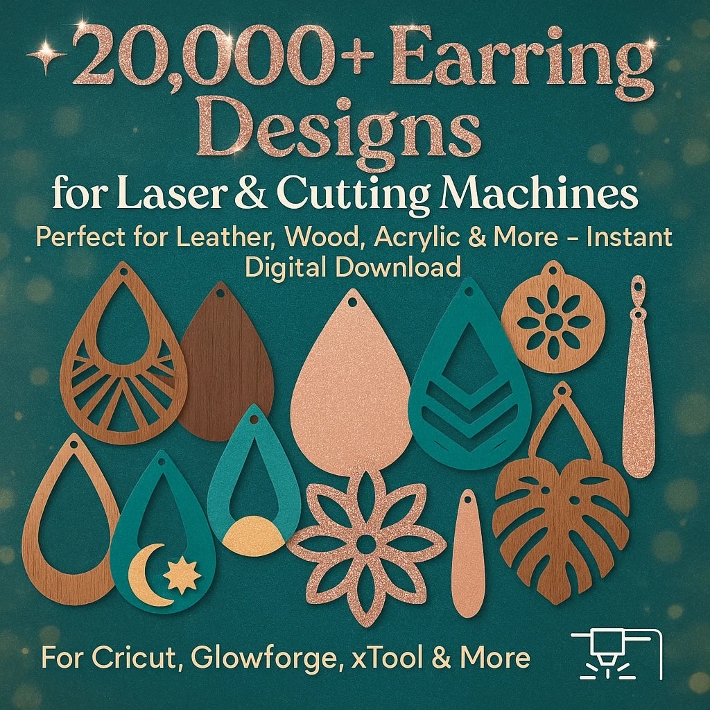 20000 Mega Earring Laser Cutting Bundle