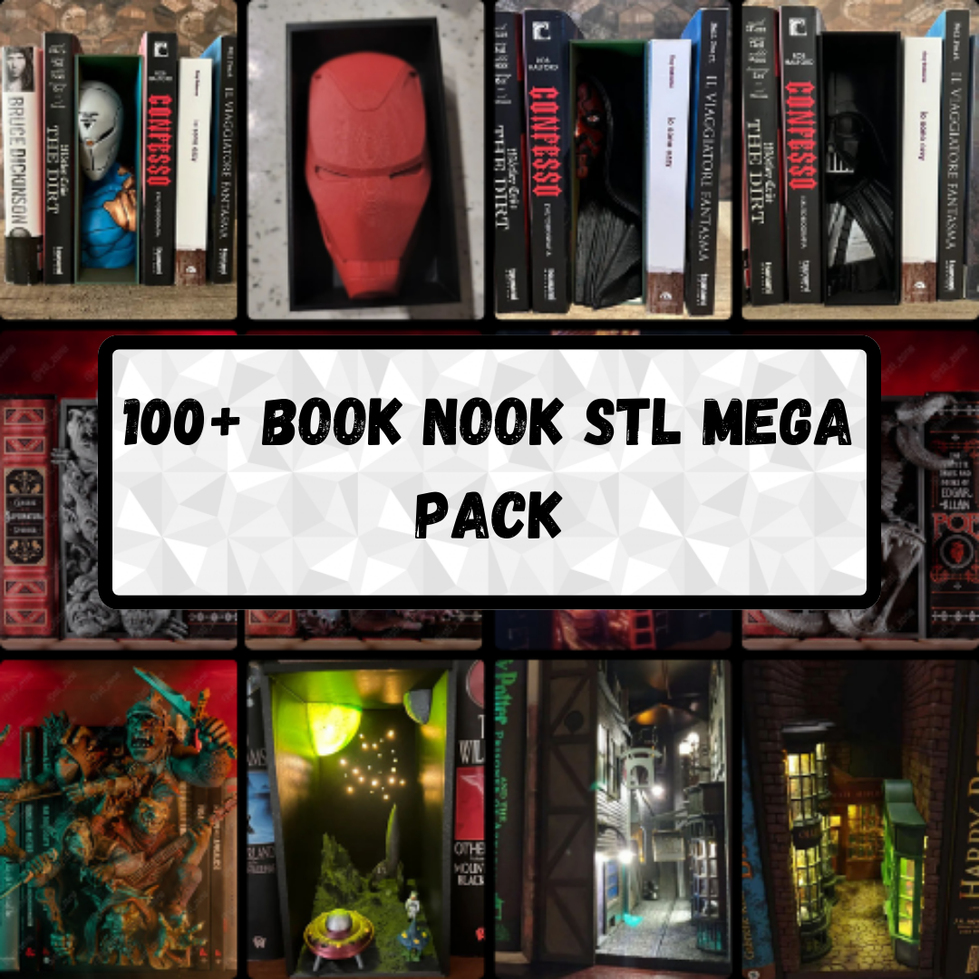 100+ Book Nook STL Mega Pack