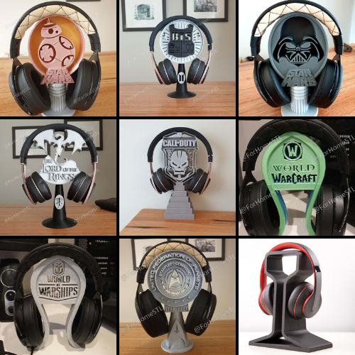 Headphone Stands STL Pack
