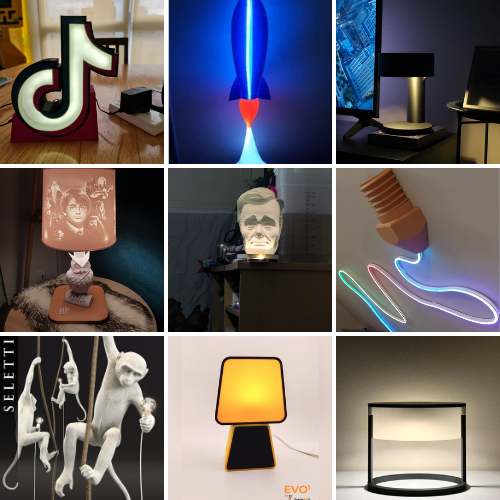 Ultimate 3D Lamp STL Bundle