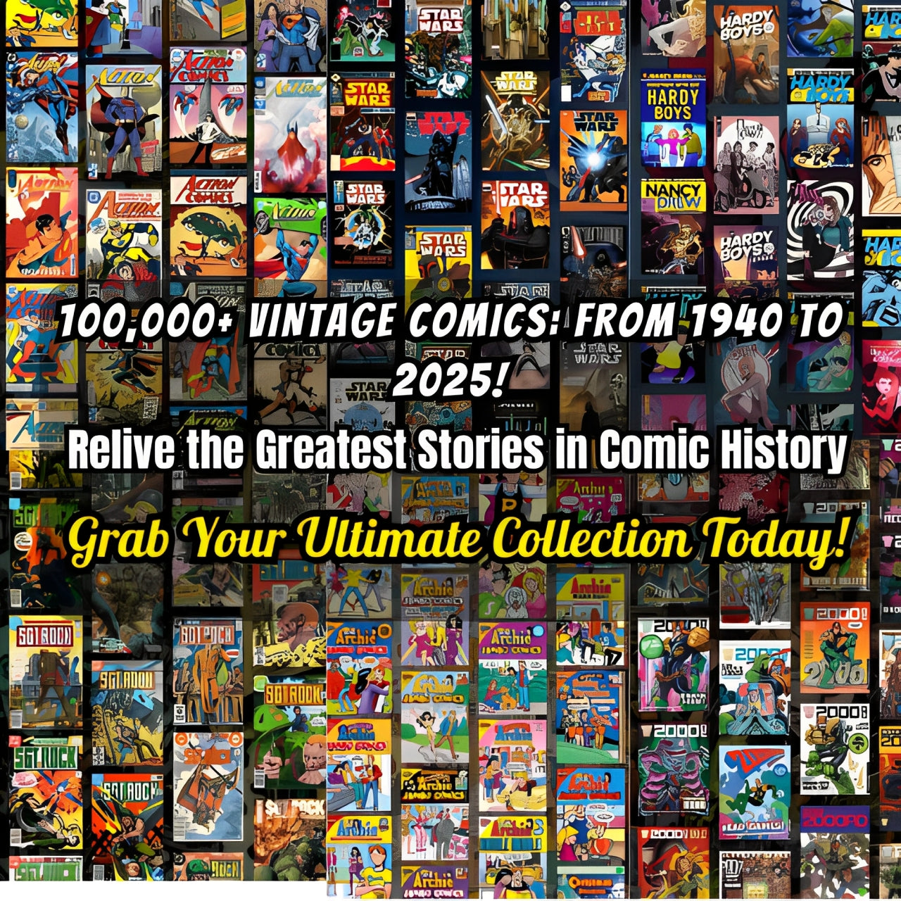 Ultimate Vintage Comic Collection: 100,000+ Tales from 1940 to 2025!