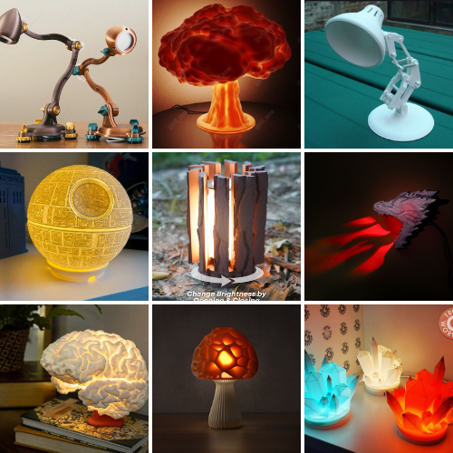 Ultimate 3D Lamp STL Bundle