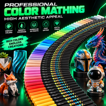 ColorFlow™ Pro — Precision Acrylic Markers