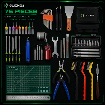 Glizmos FinishForge™ 3D Print Finishing Kit