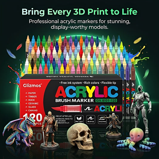Glizmos 3D Precision Paint Markers