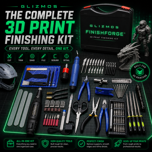 Glizmos FinishForge™ 3D Print Finishing Kit