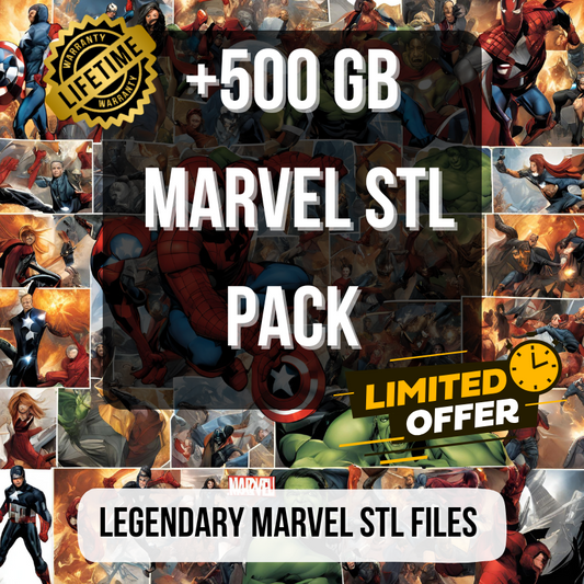 Marvel Heroes 3D STL File Collection