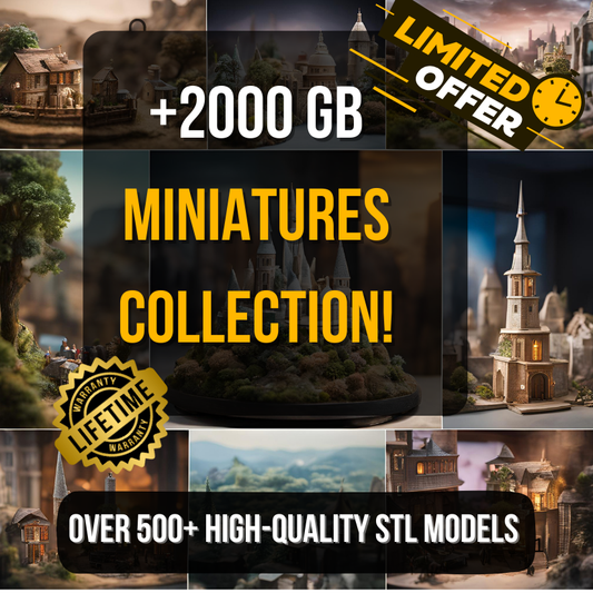3D Premium Pack -3D Fantastic Miniatures.