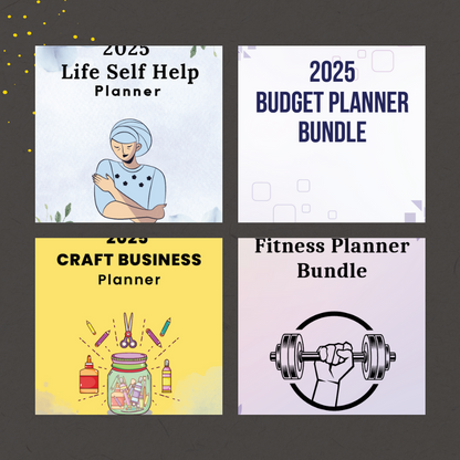 2025 Ultimate Editable Planner Bundle – 1400+ Templates.