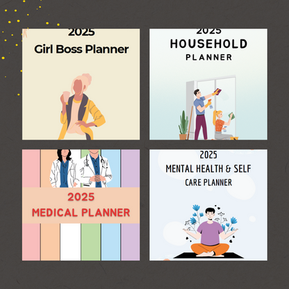 2025 Ultimate Editable Planner Bundle – 1400+ Templates.