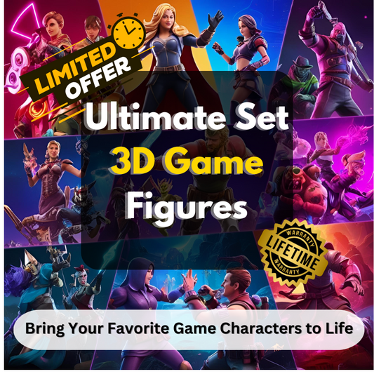 Ultimate Set 3D Game Figures