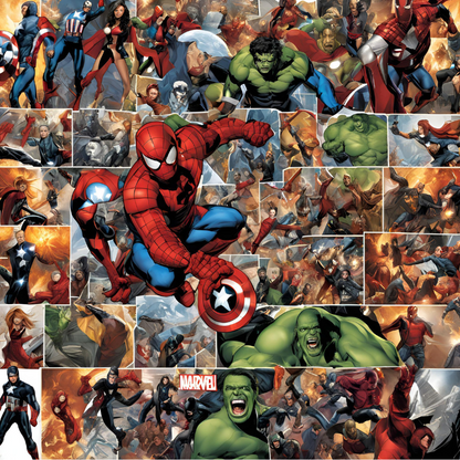 Marvel Heroes 3D STL File Collection