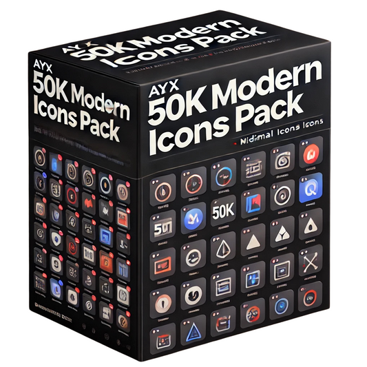 AYX 50k Modern Icons Pack