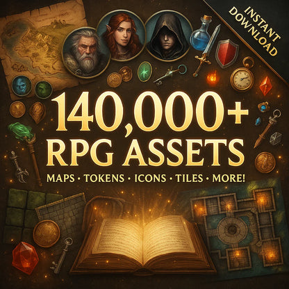 140,000+ RPG Assets Bundle – Elevate Your Tabletop Gaming Experience