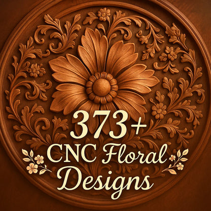 Rosette 3D CNC Router STL Pack