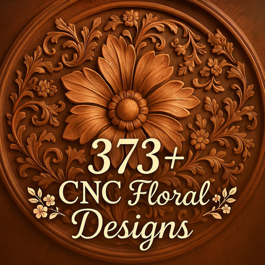 Rosette 3D CNC Router STL Pack