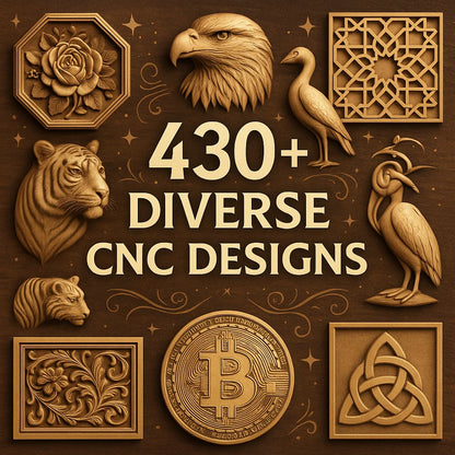 Mixed 3D CNC Router STL Pack