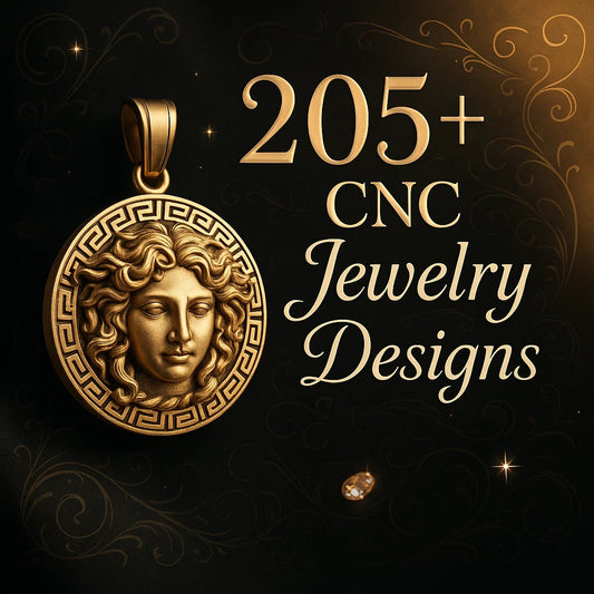 Jewelry 3D CNC Router STL Pack