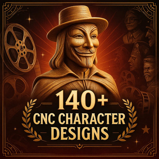 Characters 3D CNC Router STL Pack