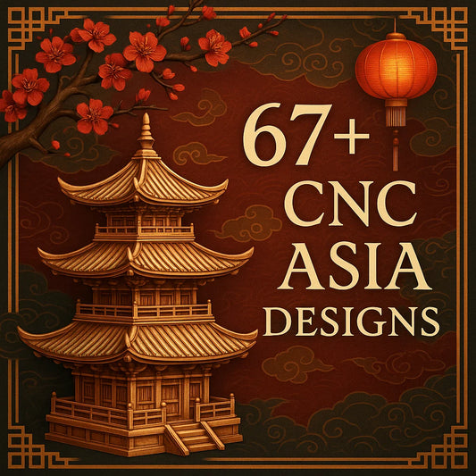 Asia 3D CNC Router STL Pack