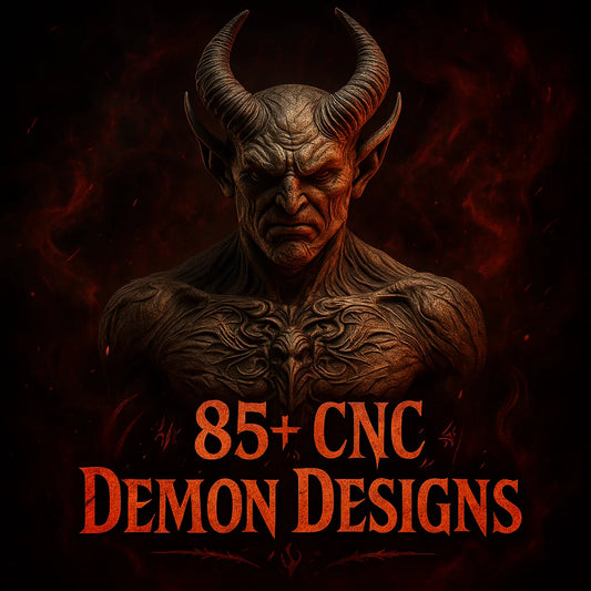 Demons 3D CNC Router STL Pack