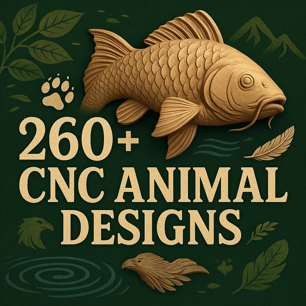Animals CNC Router STL Mega Pack – 260+ Files