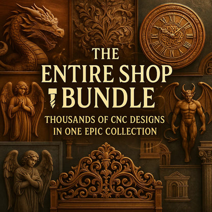 The Entire Shop CNC Router STL Bundle In One