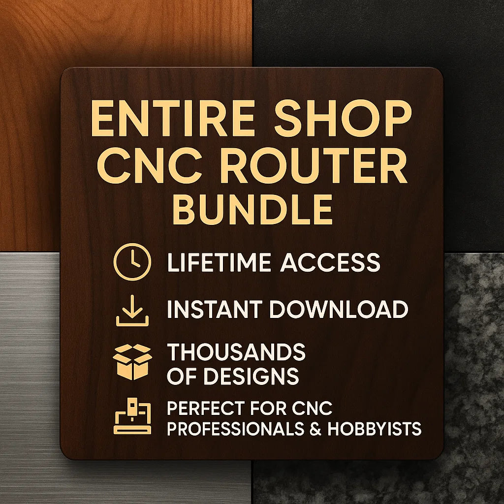 The Entire Shop CNC Router STL Bundle In One