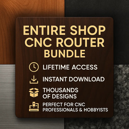 The Entire Shop CNC Router STL Bundle In One