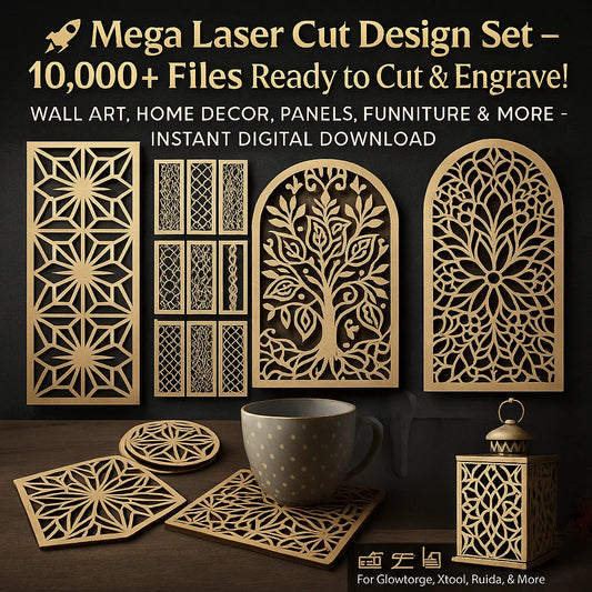 10000+ Decorative Laser Cut Mega Bundle