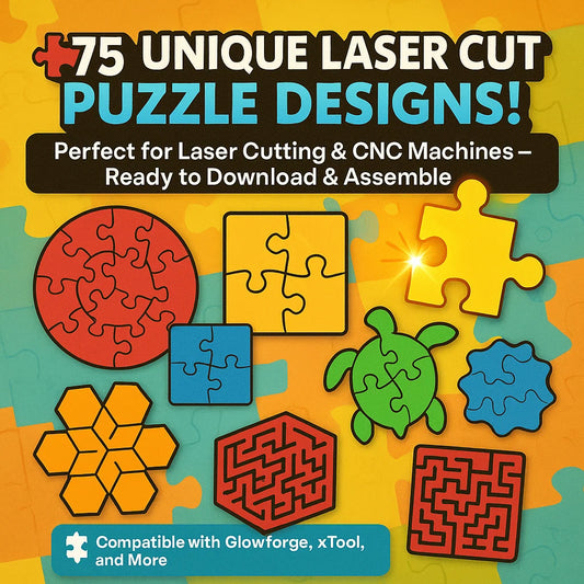75 Laser Cut Puzzle Designs – Fun & Precision