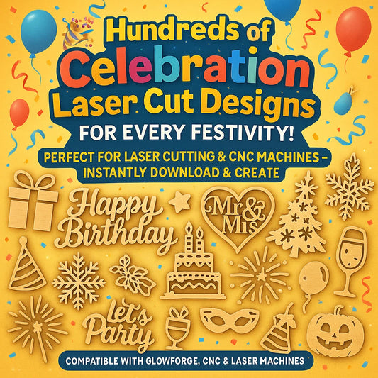 Ultimate Celebrations Laser Cut Bundle – Hundreds of Designs for Every Festivity