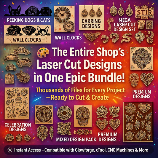 The Entire Shop’s Laser Cut Designs in One