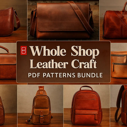 Ultimate Leather Craft PDF Patterns Bundle