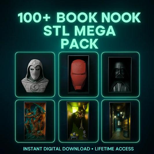 100+ Book Nook STL Mega Pack