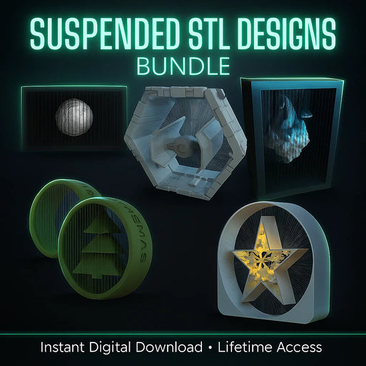 Suspended STL Designs Bundle