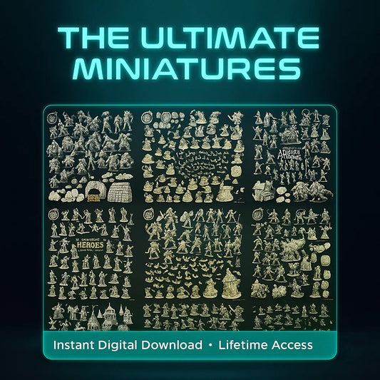The Ultimate Miniatures STL Pack-80,000 High-Quality Designs