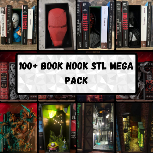 100+ Book Nook STL Mega Pack
