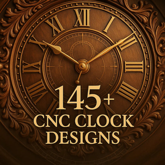 Clock Collection 3D CNC Router STL Pack