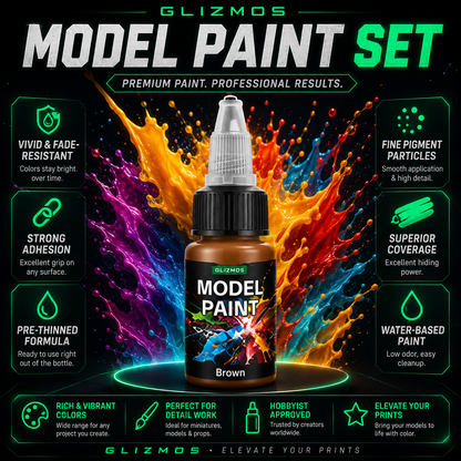 Glizmos AirForge™ 24-Color Model Painting Kit