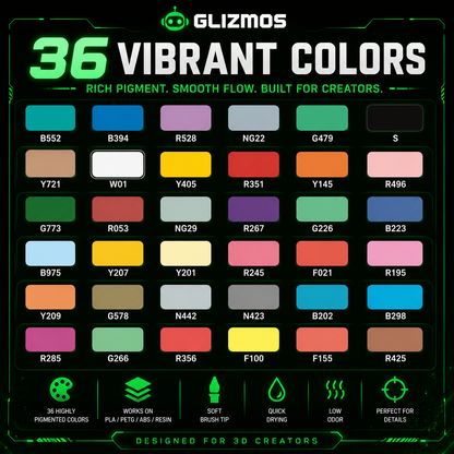 Glizmos FinishPro™ Acrylic Markers