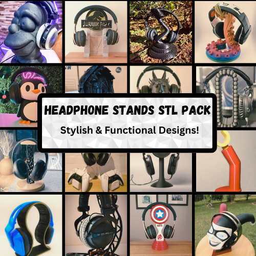 Headphone Stands STL Pack
