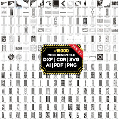10000+ Decorative Laser Cut Mega Bundle