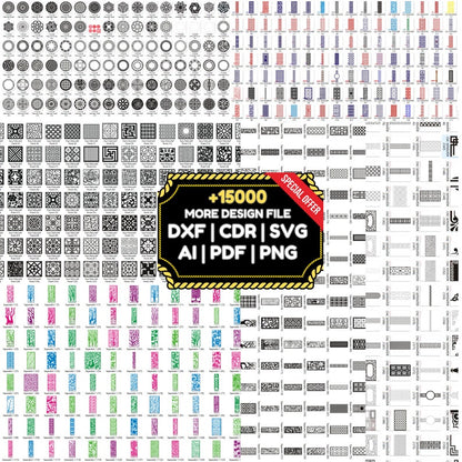 10000+ Decorative Laser Cut Mega Bundle