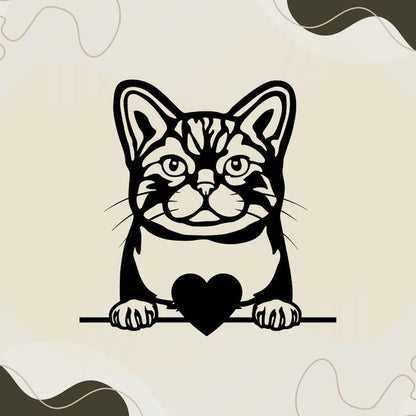 250+ Peeking Dogs & Cats Laser Cut Bundle