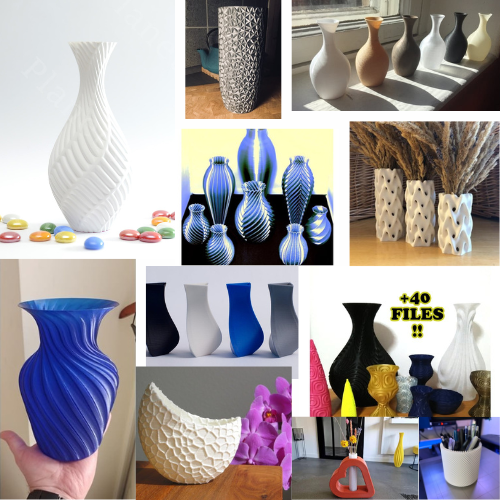 300+ Vase STL Mega Bundle