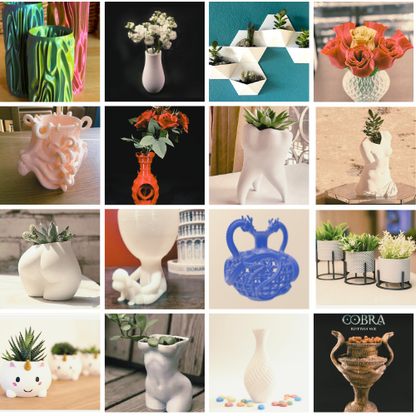 300+ Vase STL Mega Bundle