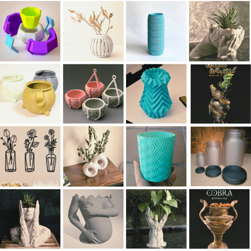 300+ Vase STL Mega Bundle