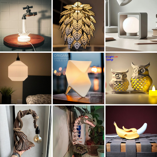Ultimate 3D Lamp STL Bundle